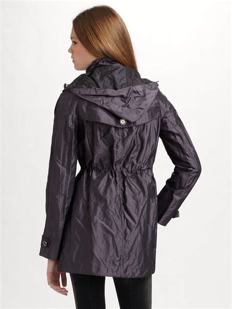 burberry hooded raincoat|burberry women's raincoat with hood.